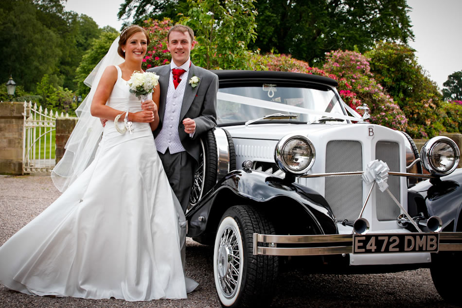 Gardenia Beauford Classic wedding car in Crewe, Cheshire and Staffordshire