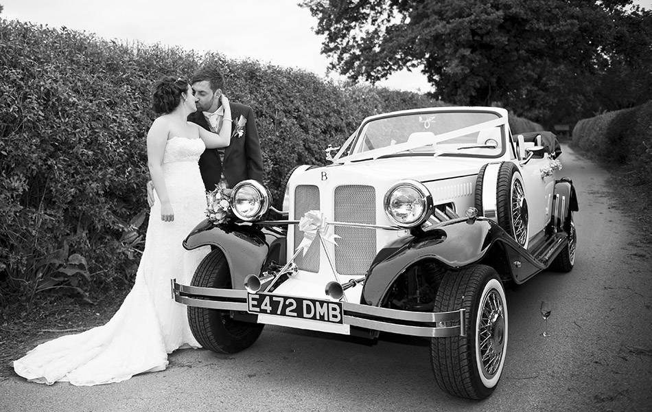 Gardenia Beauford Classic wedding car in Crewe, Cheshire and Staffordshire