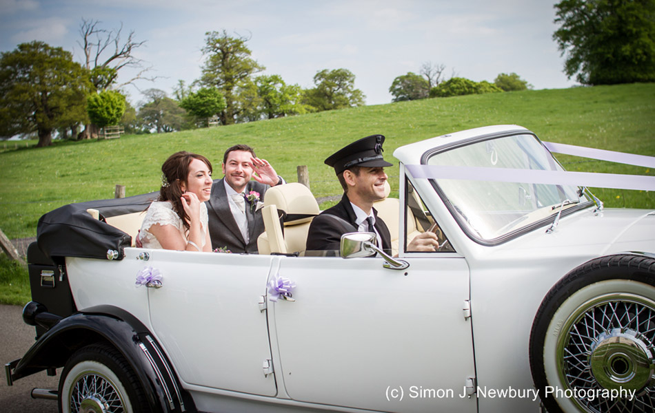 Gardenia Beauford Classic wedding car in Crewe, Cheshire and Staffordshire