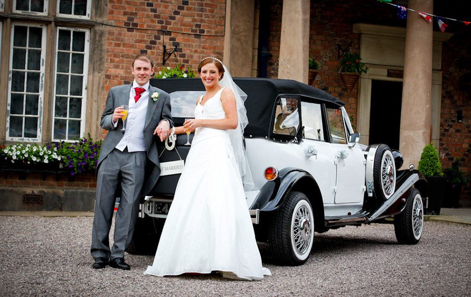 Gardenia Beauford Classic wedding car in Crewe, Cheshire and Staffordshire