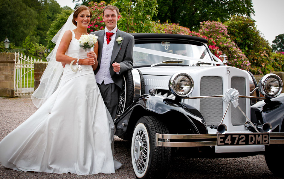 Gardenia Beauford Classic wedding car in Crewe, Cheshire and Staffordshire