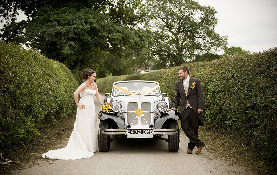 Gardenia Beauford Classic wedding car in Crewe, Cheshire and Staffordshire