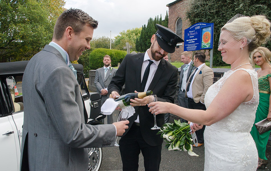 Gardenia Beauford Classic wedding car in Crewe, Cheshire and Staffordshire