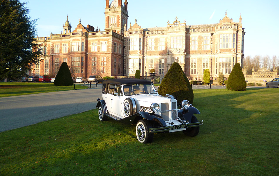 Gardenia Beauford Classic wedding car in Crewe, Cheshire and Staffordshire