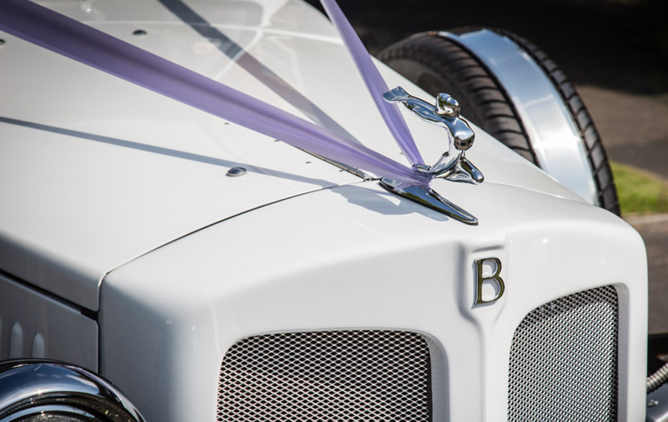 Gardenia Beauford Classic wedding car in Crewe, Cheshire and Staffordshire