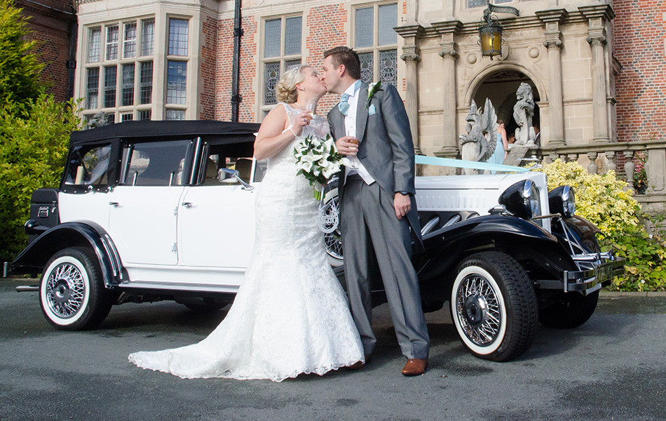 Gardenia Beauford Classic wedding car in Crewe, Cheshire and Staffordshire