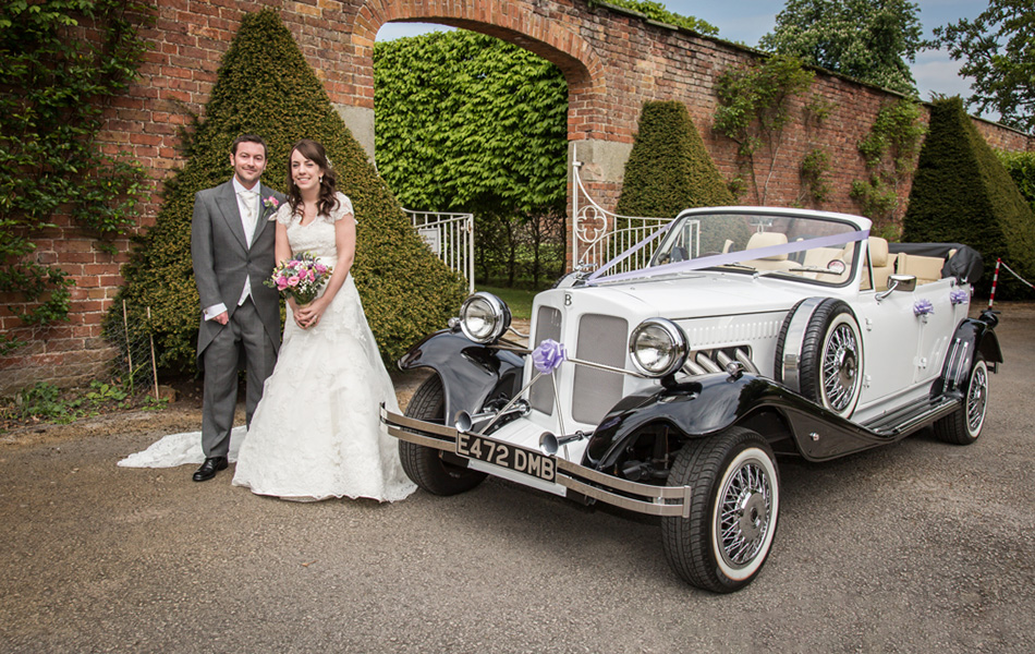 Gardenia Beauford Classic wedding car in Crewe, Cheshire and Staffordshire