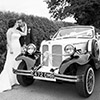 Gardenia Beauford Classic wedding car in Crewe, Cheshire and Staffordshire