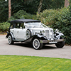 Gardenia Beauford Classic wedding car in Crewe, Cheshire and Staffordshire