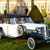 Gardenia Beauford Classic wedding car in Crewe, Cheshire and Staffordshire