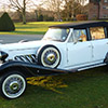 Gardenia Beauford Classic wedding car in Crewe, Cheshire and Staffordshire