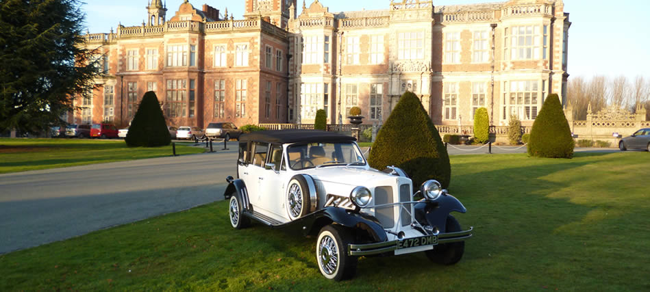 Gardenia Beauford Classic wedding car in Crewe, Cheshire and Staffordshire